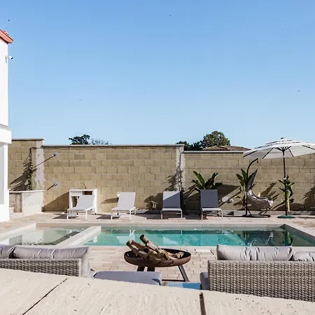 With Heated Pool Villa Quartu SantʼElena